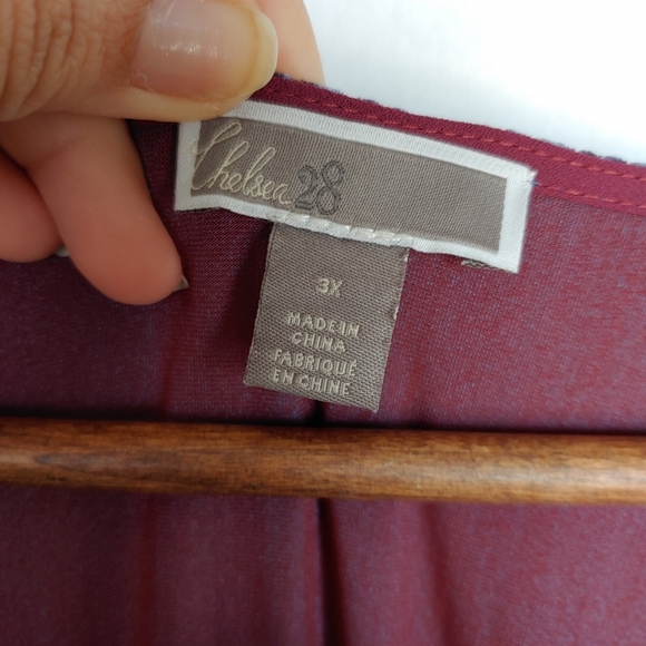 Velvet blue and plum dress - Picture 5 of 9